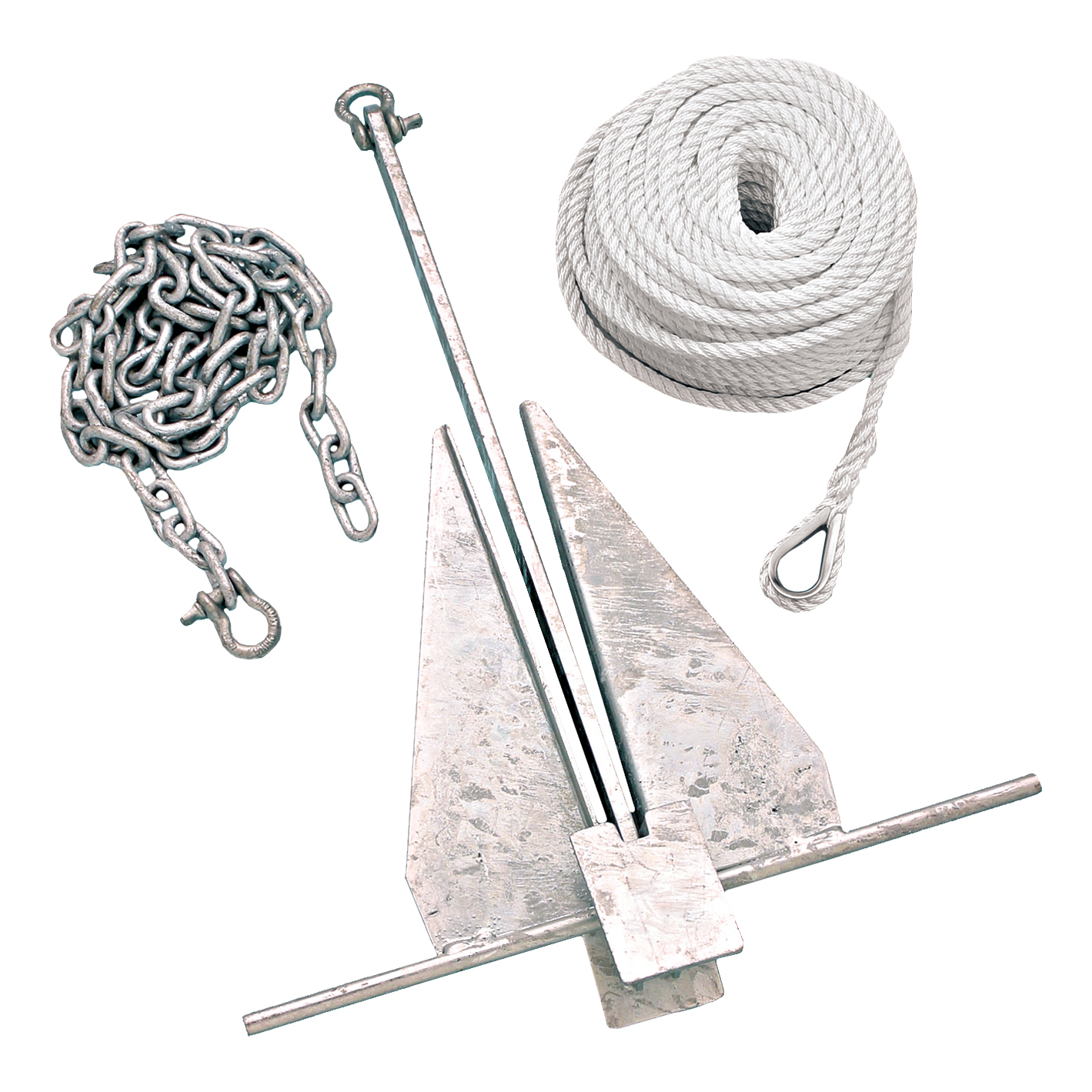 Bass Pro Shops Galvanized No. 8 Fluke Anchor Kit Cabela's